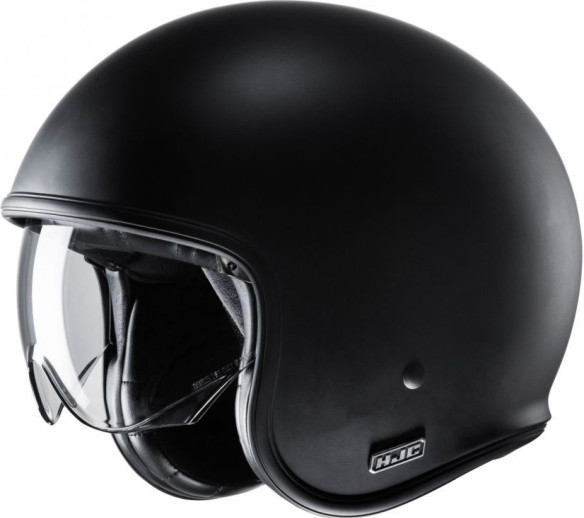 Casca Moto Jet V30 Solid Black Matt