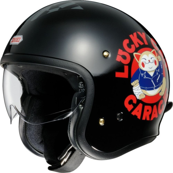 Casca Moto Jet/Open Face J.Lucky Cat Garage TC-5