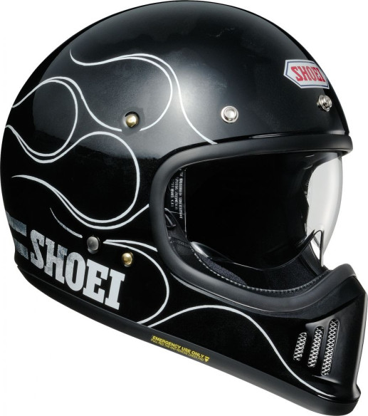 Casca Moto Retro EX-Zero Xanadu TC-5 Black Glossy