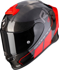 Casca Moto Full-Face Exo R1 Carbon Air Corpus II Black/Grey/Red