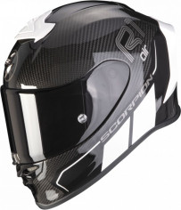 Casca Moto Full-Face Exo R1 Carbon Air Mg Black/White