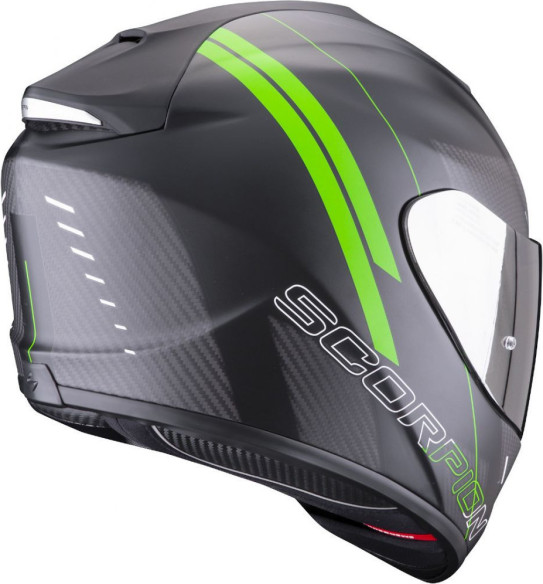 Casca Moto Full-Face Exo-1400 Carbon Air Drik Matt Black/Green