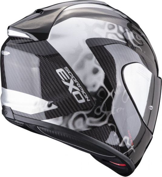 Casca Moto Full-Face Exo-1400 Carbon Air Cloner Silver
