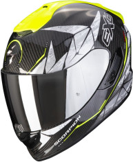 Casca Moto Full-Face Exo-1400 Carbon Air Aranea Black/Neon Yellow