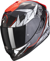 Casca Moto Full-Face Exo-1400 Carbon Air Aranea Black/Neon Red