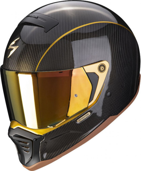 Casca Moto Full-Face Exo-HX1 Carbon SE Uni Black-Gold