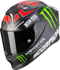 Casca Moto Full-Face Exo-R1 Air Replica Fabio Monster Matt Black/Red