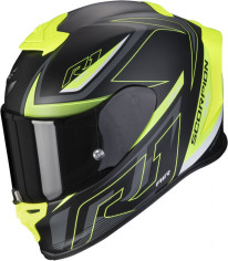 Casca Moto Full-Face Exo-R1 Air Gaz Matt Black/Neon Yellow