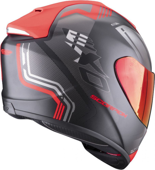 Casca Moto Full-Face Exo-1400 Air Corsa Matt Black/Red