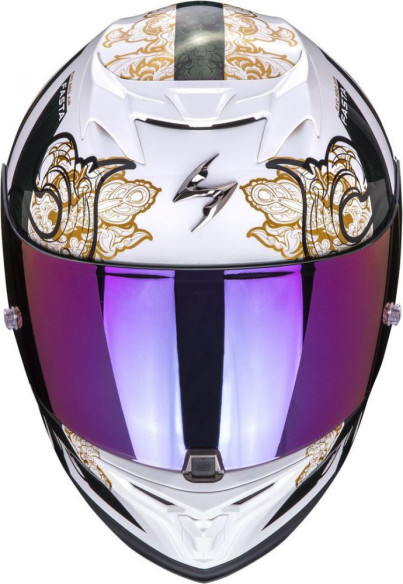 Casca Moto Full-Face Exo-520 Air Fasta White Chameleon