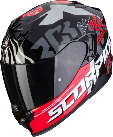 Casca Moto Full-Face Exo-520 Air Rok Bagoros Black/Red