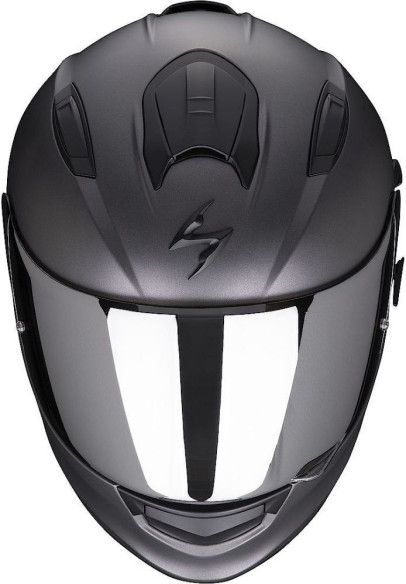 Casca Moto Full-Face Exo-491 Solid Anthracite Matt