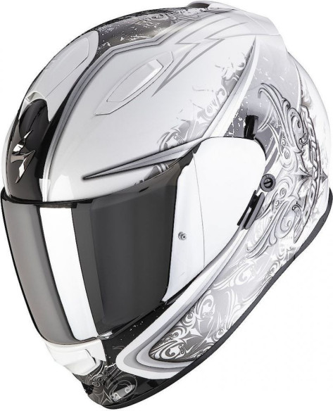 Casca Moto Full-Face Exo-491 Run White/Black