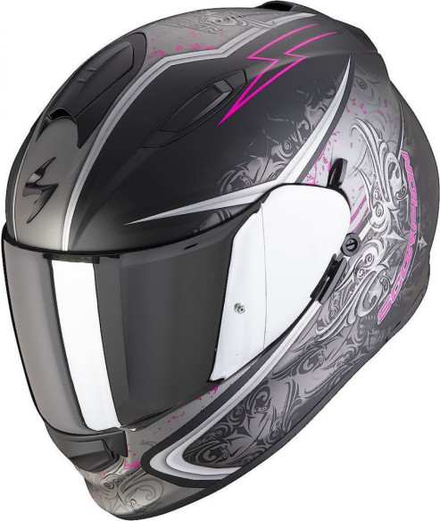 Casca Moto Full-Face Exo-491 Run Matt Black/Pink