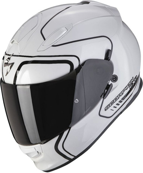 Casca Moto Full-Face Exo-491 West White/Black