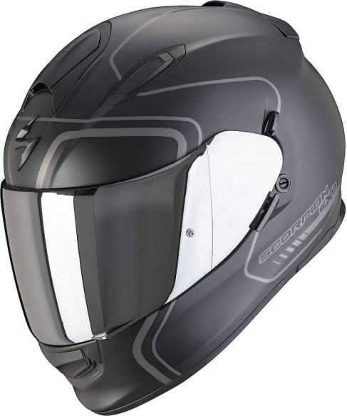 Casca Moto Full-Face Exo-491 West Matt Black/Silver