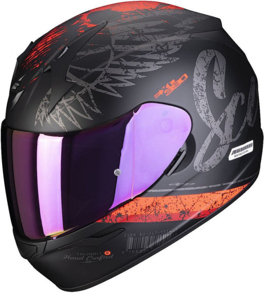 Casca Moto Full-Face Exo-390 IGhost Matt Black/Silver