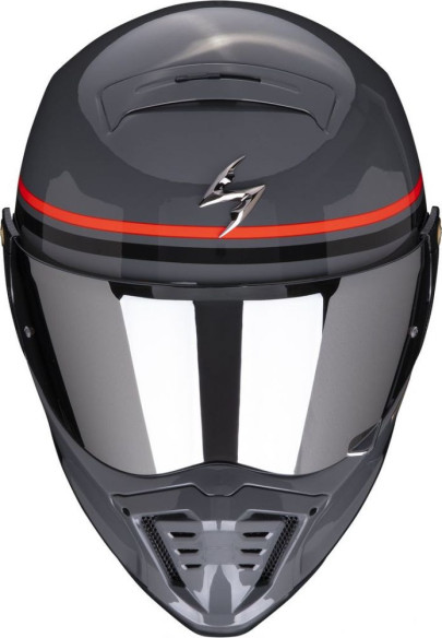 Casca Moto Full-Face Exo-HX1 Nostalgia Grey Cement/Black/Re