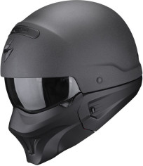 Casca Moto Open Face Exo-Combat Evo Solid Graphite