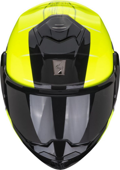 Casca Moto Flip-Up Exo-Tech Primus Neon Yellow/Black
