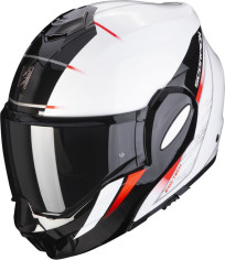Casca Moto Flip-Up Exo-Tech Primus Pearl White/Black