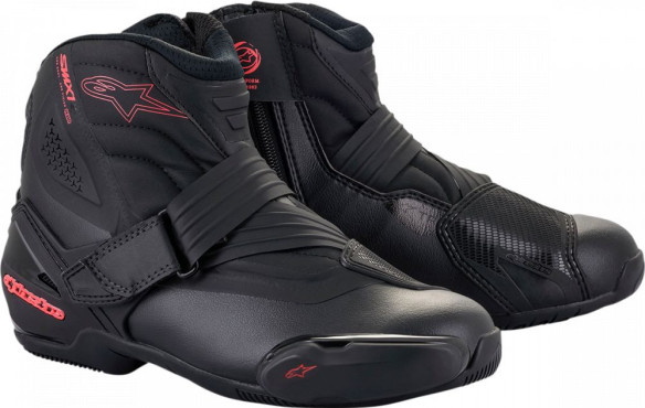 Cizme Moto Dama Smx1r V2 Black/Red