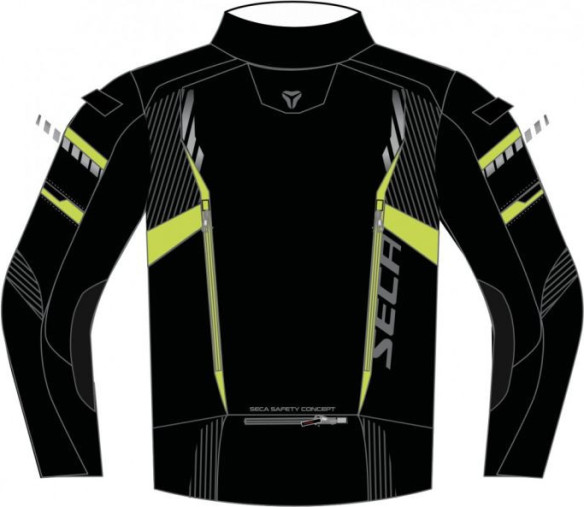 Geaca Moto Textila Avatar 2 Fluo
