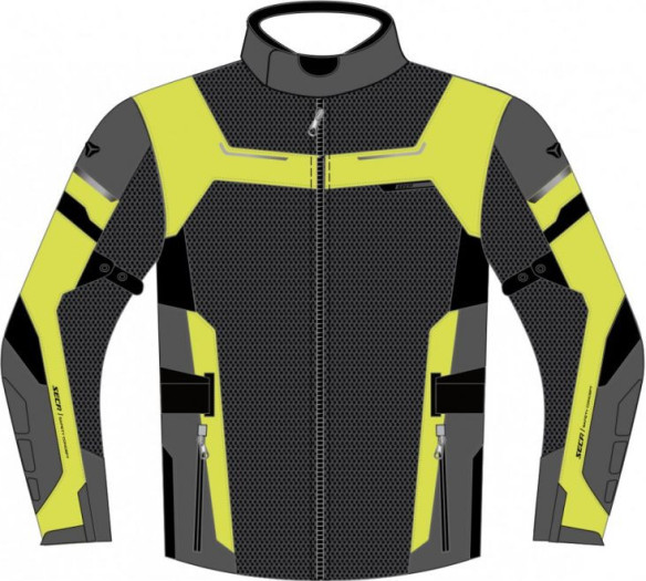 Geaca Moto Textila Orkan 3 Fluo