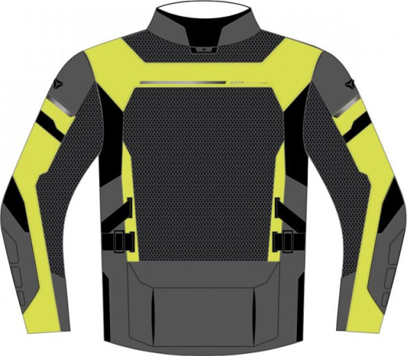 Geaca Moto Textila Orkan 3 Fluo