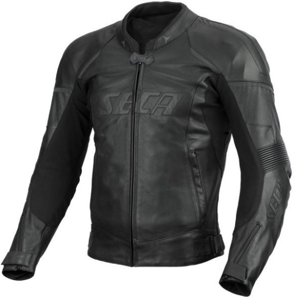 Geaca Moto Piele Monza II Perforated Black D3O