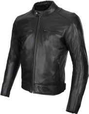 Geaca Moto Piele Bonneville Perforated Black