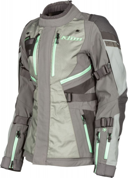 Geaca Moto Textila Dama Artemis Gray/Wintermint