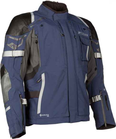 Geaca Moto Textila Kodiak Navy Blue/Monument Gray