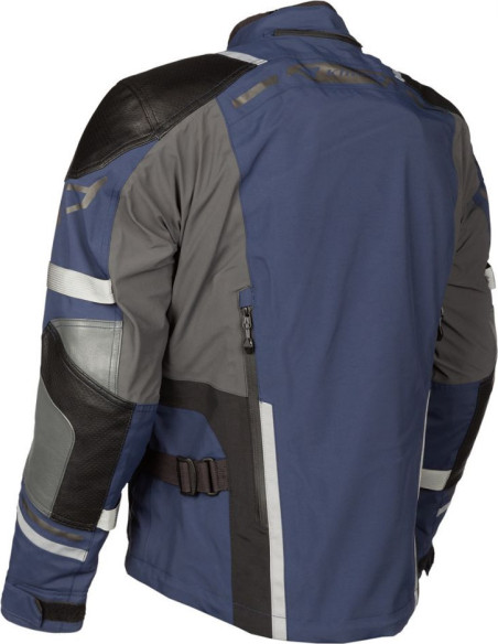 Geaca Moto Textila Kodiak Navy Blue/Monument Gray