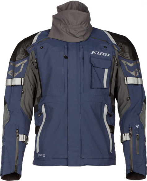 Geaca Moto Textila Kodiak Navy Blue/Monument Gray