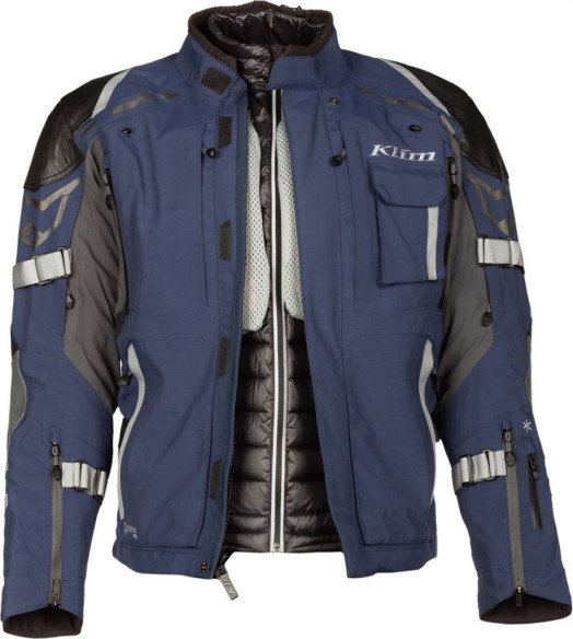 Geaca Moto Textila Kodiak Navy Blue/Monument Gray