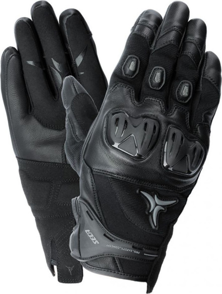 Manusi Moto Piele/Textile Control 2 Black