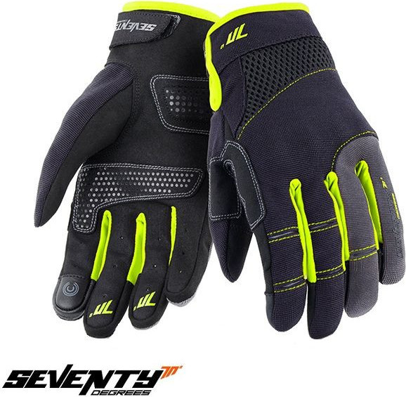 Manusi Moto Textile SD-C48 Black/Yellow