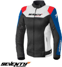 Geaca Moto Textila Dama SD-JR50 Black/Red/Blue