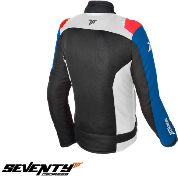 Geaca Moto Textila Dama SD-JR50 Black/Red/Blue