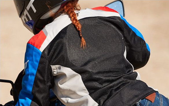 Geaca Moto Textila Dama SD-JR50 Black/Red/Blue