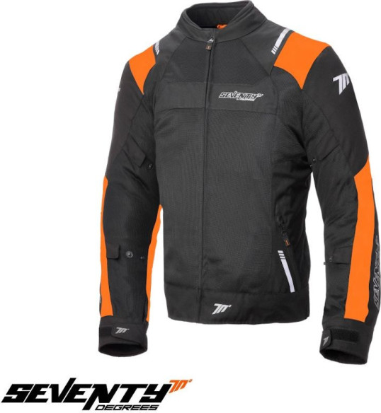 Geaca Moto Textila SD-JR52 Black/Orange