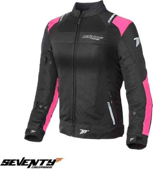 Geaca Moto Textila Dama SD-JR54 Black/Pink