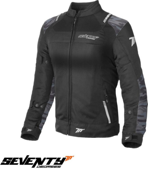 Geaca Moto Textila Dama SD-JR54 Black/Camouflage