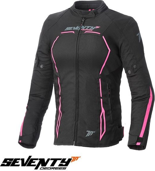 Geaca Moto Textila Dama SD-JR67 Black/Pink