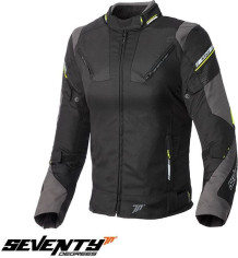 Geaca Moto Textila Dama SD-JR71 Black/Yellow
