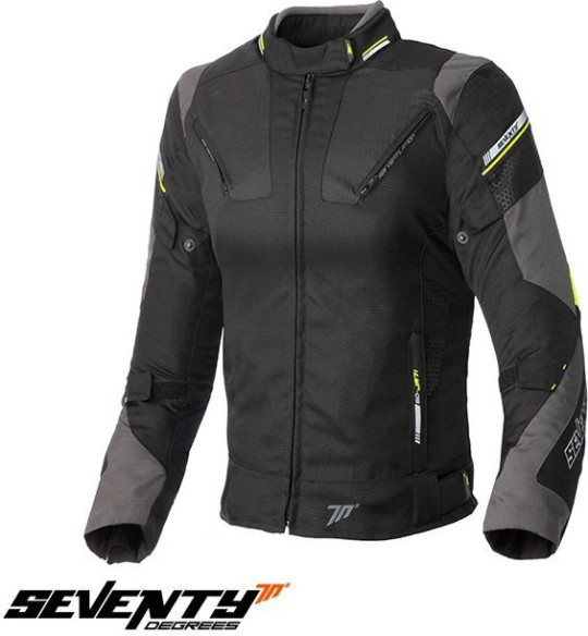 Geaca Moto Textila Dama SD-JR71 Black/Yellow