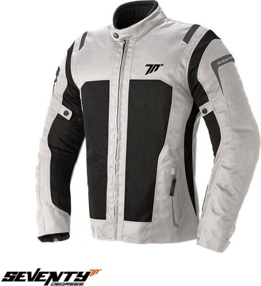 Geaca Moto Textila SD-JT44 White Ice/Black