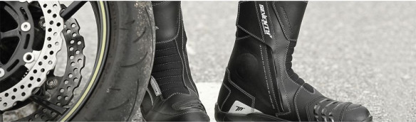 Ghete Moto Touring SD-BT3 Black