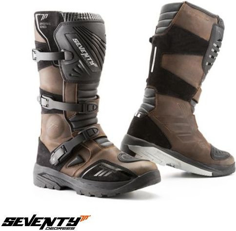 Ghete Moto Touring SD-BA4 Brown